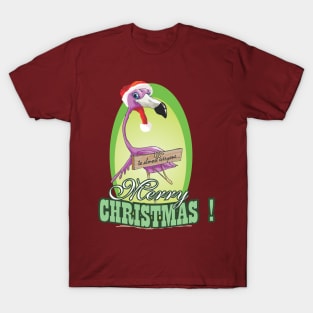 Merry Christmas Almost Everyone Flamingo T-Shirt